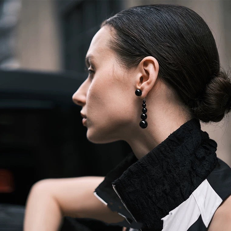Black Onyx Earrings