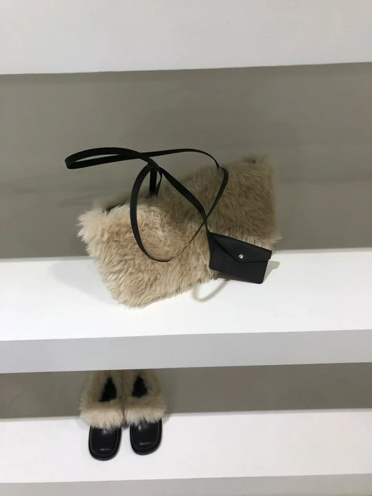 BBSpeak Faux Fur Tote Bag