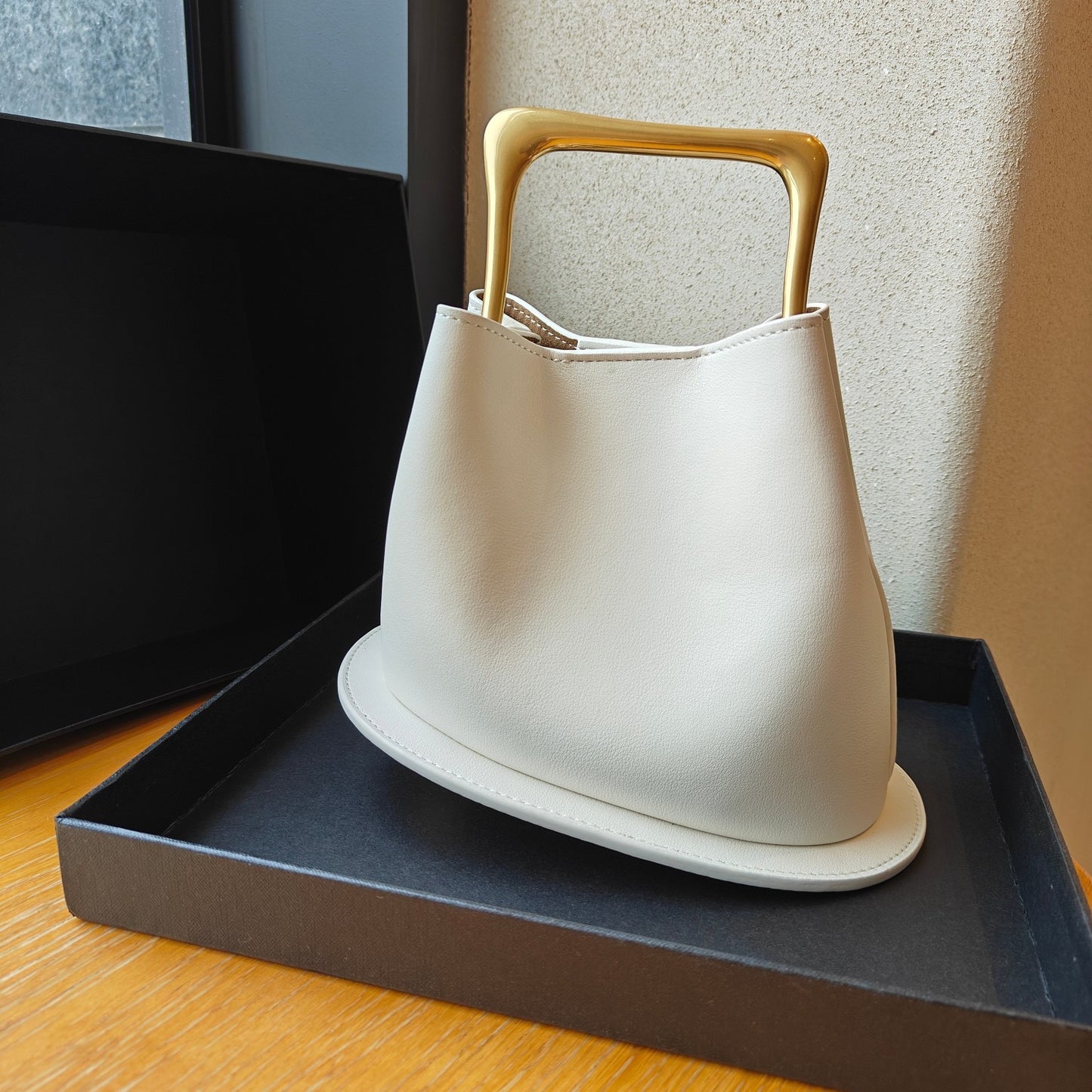 Leather Bucket Bag