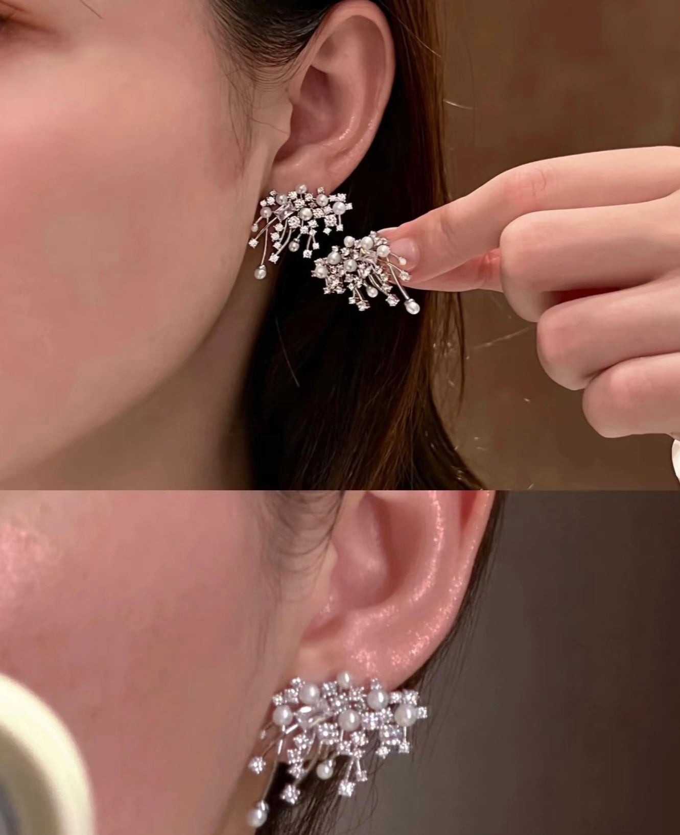 Luminescent Nebula Pendant earrings