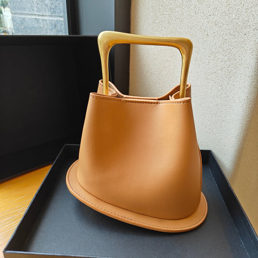 Leather Bucket Bag