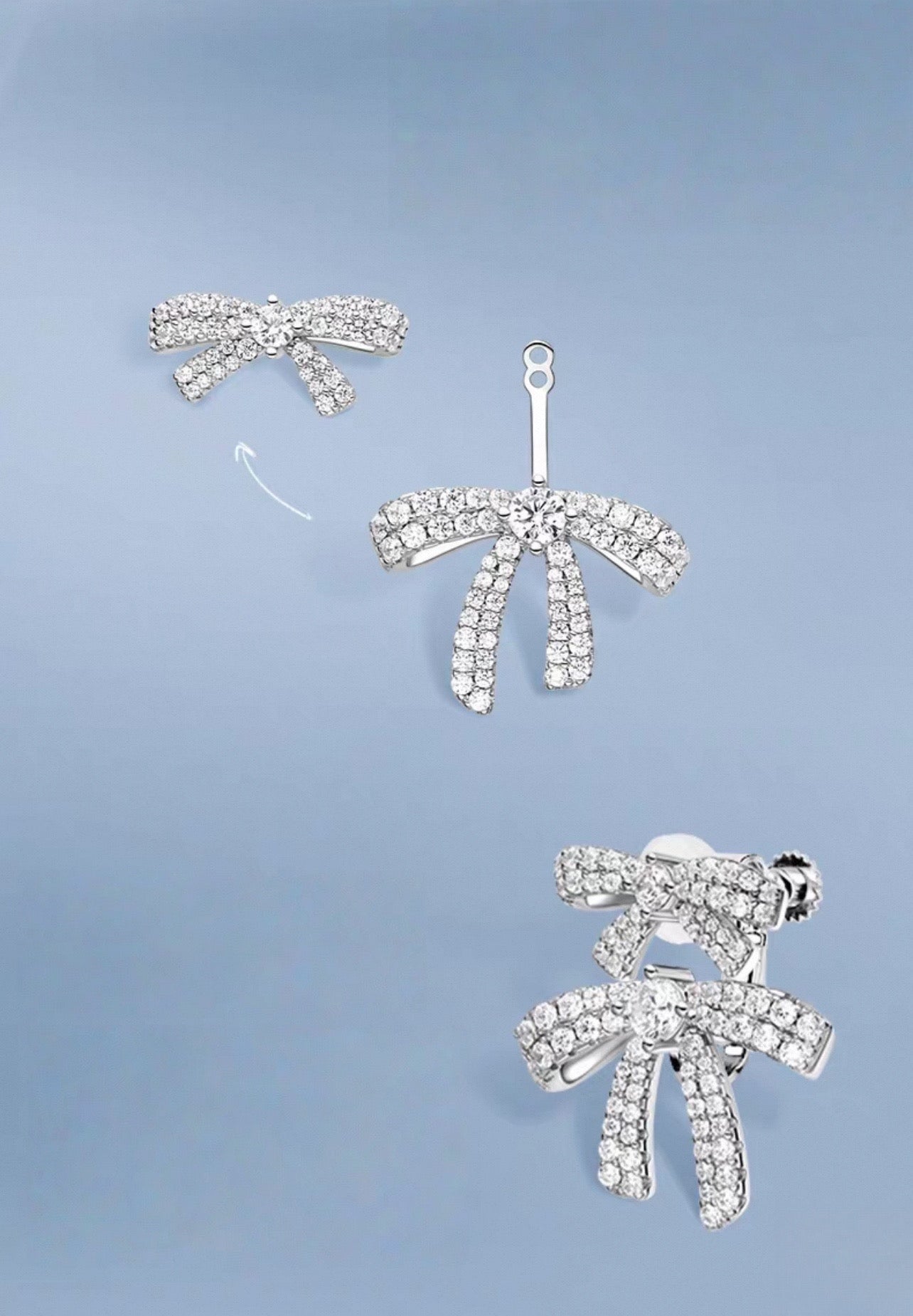 Double Bow Earrings