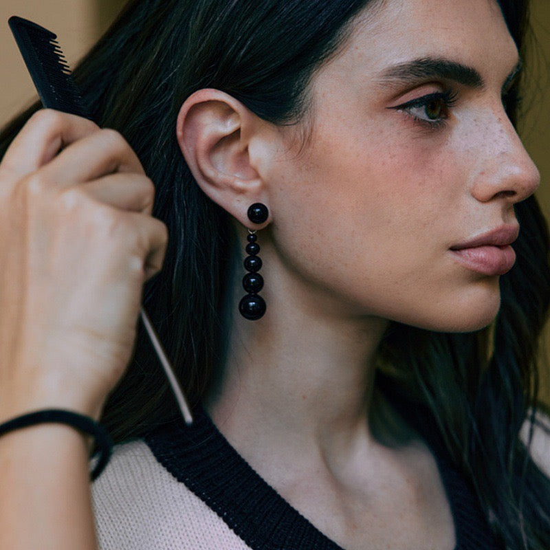 Black Onyx Earrings