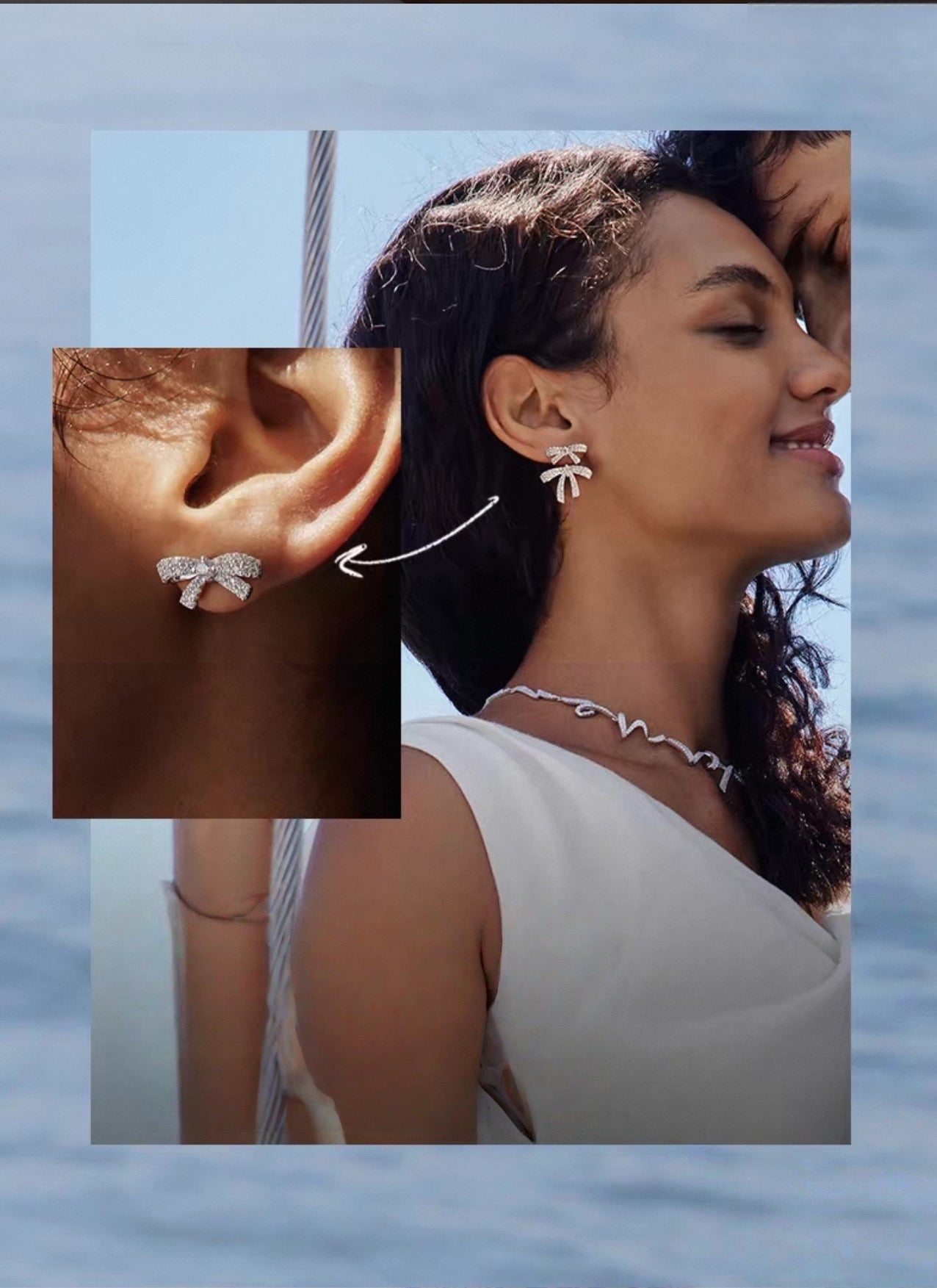 Double Bow Earrings