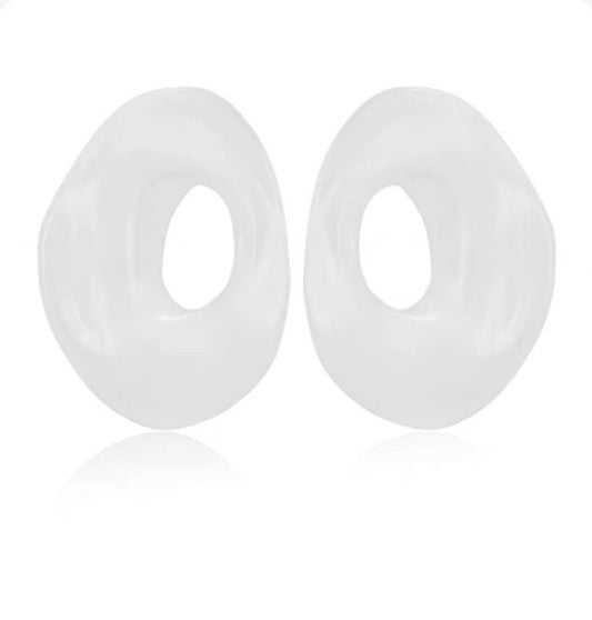 Fengxue Silver Needle Enamel Earrings