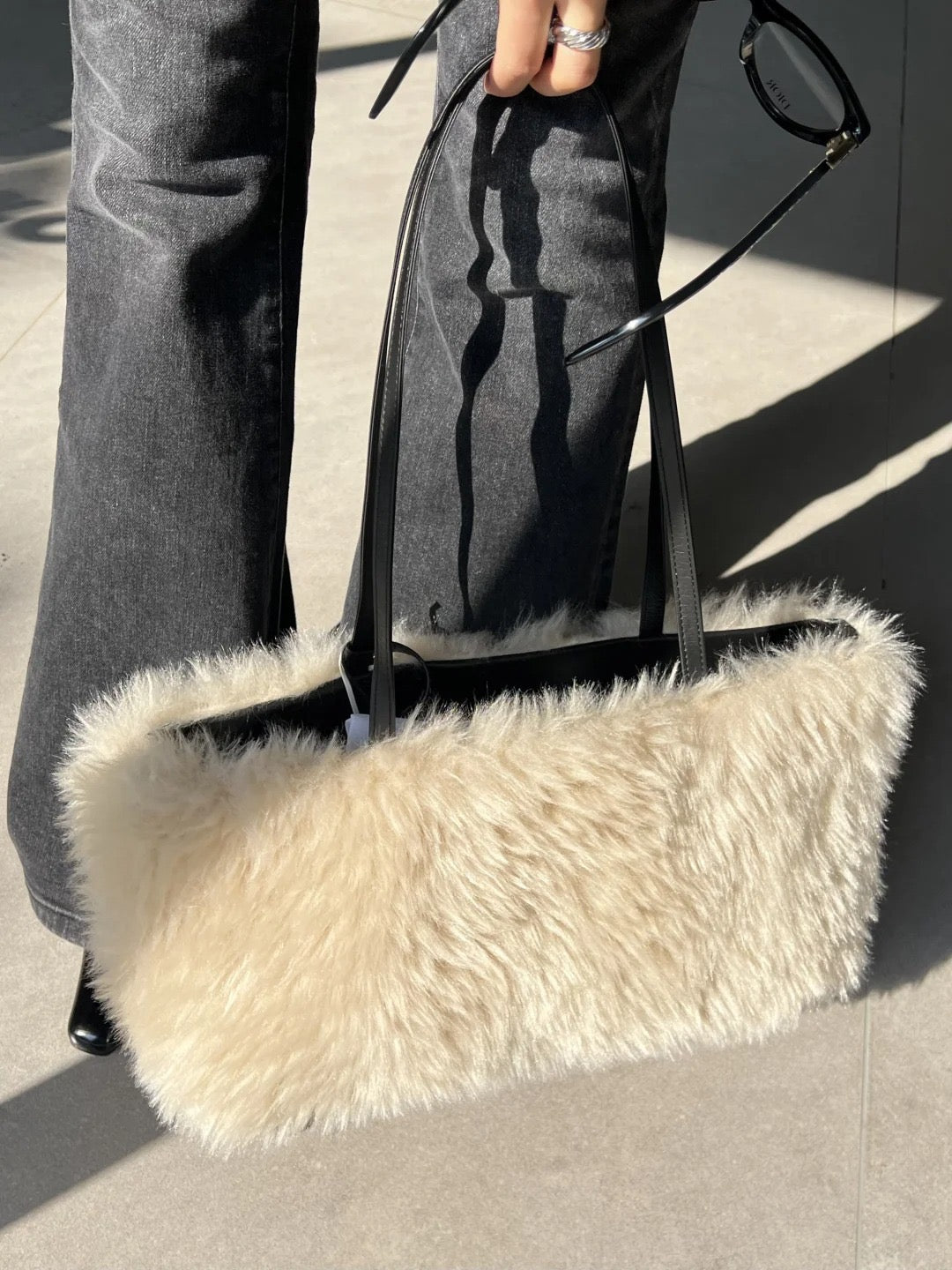 BBSpeak Faux Fur Tote Bag