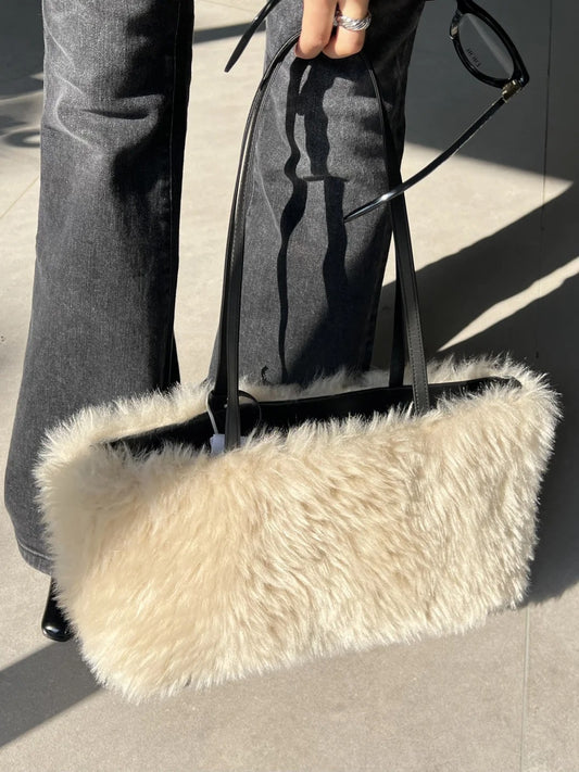 BBSpeak Faux Fur Tote Bag