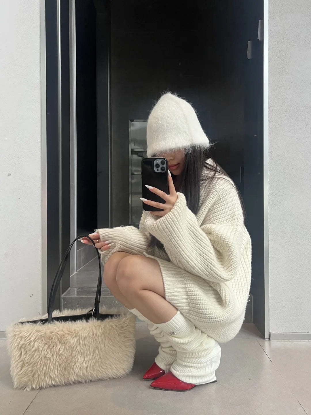 BBSpeak Faux Fur Tote Bag