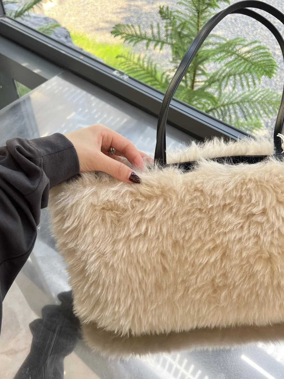 BBSpeak Faux Fur Tote Bag